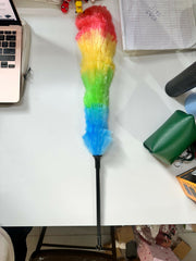 Rainbow Microfiber Plastic Duster 24 Inch | Flexible & Lightweight Dust Cleaner thumbnail 5