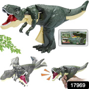 17969 Dinosaur Roaring Toys Trigger Dinosaurs Toys With Dinosaur Sound Lighting Model Vibrating Headmoving (3 + Years  1 Pc) thumbnail 1
