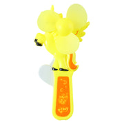 Hand Press Mini Portable Cartoon Fan Toy (1 Pc Mix Color  Design) thumbnail 4