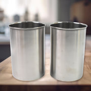Multipurpose Stainless Steel Airtight Containers With See Through Lid (2 Pc Set  1000 Ml) thumbnail 5