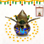 Gold Plated Eco Friendly Led Kalash  For Pooja Mandir (1 Pc  Multicolor Led) thumbnail 1