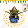 Gold Plated Eco Friendly Led Kalash  For Pooja Mandir (1 Pc  Multicolor Led)