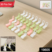 Multi-color Hanger Connector Hooks (30 Pc) thumbnail 6