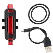 1561 Rechargeable Bicycle Front Waterproof Led Light (Red) thumbnail 2