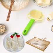 2886  Plastic Round Roll Forming Cutter Cake Ball Tongs And Molds Puri Cutter Roller Machine For Baking Tools (1 Pc Mix Color) thumbnail 1