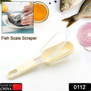 0112 Plastic Fish Scales Graters Scraper Fish Skin Brush Fish Cleaning Tool Scraping Scales Device With Cover Home Kitchen Cooking Tools 1 Pieces thumbnail 6