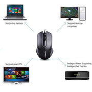 Computer  Laptop Wired Optical Mouse (1 Pc) thumbnail 3