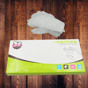 0665 Large Size Plastic Transparent Disposable Clear Plastic Hand Gloves For Home Kitchen Hotels Hospitals Clinics Beauty Parlor Saloons (100 Pcs) thumbnail 3