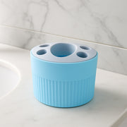 Multipurpose Bathroom Toothbrush And Utility Holder Stand With Multiple Slots (1 Pc) thumbnail 5