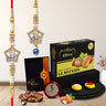 Evil Eye Rakhi For Brother And Bhabhi Rakhi With Chocolate Almonds 32gm (K1_458_ca32)