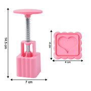 Multipurpose Cookie Biscuit Stamp Mold Set With Press Handle thumbnail 3