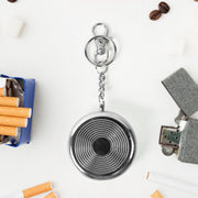 Mini Pocket Ss Ashtray With Keyring (1pc) thumbnail 1