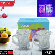 4727 Flashing Cup Led Water Sensor Light Up Cup With Handle For Home Kitchen Fun Luminous Water Cup Party  Birthday  Nightclub  Christmas  Disco Entertainment Cup (2 Pcs Set) thumbnail 6
