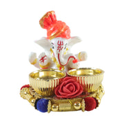 Decorative Lord Ganesha Pooja Thali Set (1 Pc) thumbnail 3