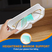 17823 Wall Mount Sunglass Organizer Simple Space Saving Glasses Storage Box Eyewear Stand Holder For Showcase Bedroom Apartment With 2 Pc Double Sided Adhesive Sticker (2 Pcs Set) thumbnail 2
