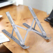 Metal Portable Laptop Stand With 7 Adjustable Angles (1 Pc) thumbnail 1