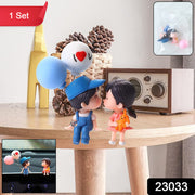 Plastic Cute Couple Car Dashboard Decoration Figurine Set (1 Set) thumbnail 7