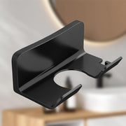 Hair Dryer Holder Wall Mounted Space Plastic Drill Blow Dryer Organizer Rack For Hair Tool Bedroom Bathroom thumbnail 5