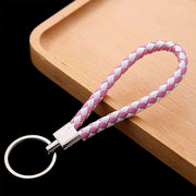 Leather Style Keychain With Metal Ring - (1 Pc) thumbnail 5
