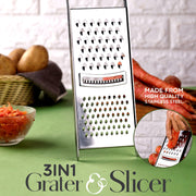 Apex Stainless Steel Grater  Slicer (3 In 1) thumbnail 6