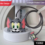 Cartoon Character Silicon Charger Case Cover For Ip 18-20w (Mix Design  1 Pc) thumbnail 6