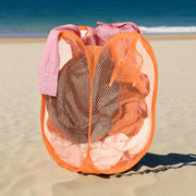 Foldable Pop-up Mesh Laundry Basket Hamper (1 Pc) thumbnail 2