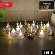 Premium 24 Piece Led Candle Lights Set  Flameless Decorative Tealight Candles thumbnail 7