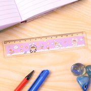 Premium Cute Cartoon Plastic Ruler For Kids (1 Pc) thumbnail 2