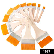 4663 Artistic Flat Painting Brush - Set Of 12 thumbnail 7
