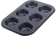 2210 Non-stick Reusable Cupcake Baking Slot Tray For 6 Muffin Cup thumbnail 3
