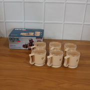 Elegant Heart Design Mini Tea  Coffee Mug Set (100ml 6 Pc) thumbnail 6