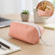 Pu Leather Cosmetic  Pencil Pouch - (1 Pc) thumbnail 5