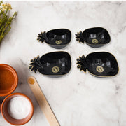 Pine Junction Ceramic Tea  Cups  Mug Set With Pineapple Shape Serving Bowl  (12 Pcs Set) thumbnail 1