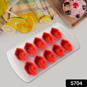 Silicone Mold Ice Cube Tray Creative Sweet Multi Type Ice Tray Buckets Ice Cube Trays Multi Fruit Shape Ice Tray (1 Pc) thumbnail 4