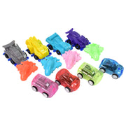 Mini Pull Back Car  Aeroplane Plastic Pull Back Car Cartoon Toys (12 Pcs Set) thumbnail 3