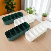 236 5-compartments Sockshandkerchiefunderwear Storage Box Socks Drawer Closet Organizer Storage Boxes (Pack Of 4) thumbnail 6