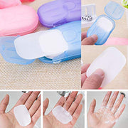 Portable Easy Carry Travel Paper Soap Sheet With Mini Box (20 Sheets In A Pack Approx  Mix Color) thumbnail 6