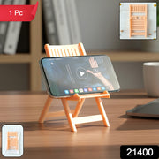 Mini Chair Shape Mobile Stand Holder (1 Pc  Peach Color) thumbnail 7