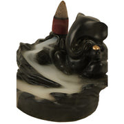 Smoke Fountain Ganesha Idol Decoration Items With 8 Pc Backflow Incense Cones Sticks (1 Pc) thumbnail 5