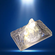 8444 Plastic Iceberg Night Light Mountain Lights Flameless Modern Clear Led Flameless Party Candles Led Lamp Home Decoration Mini Atmosphere Light Bedroom Decor Desktop Ornament Children Gift (Moq - 12 Pc) thumbnail 5