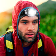 7520 Head Lamp 9 Led Long Range Rechargeable Headlamp Adjustment Lamp Use For Farmers Fishing Camping Hiking Trekking Cycling thumbnail 5