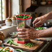 Manual Hexa-style Hand-operated Chilli Cutter (1 Pc) thumbnail 2