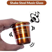 3343 Stainless Steel Glass With Bell Sound For Kids Boys And Girls Glass Set Waterjuice Glass Stainless Steel Baby Musical Toy Glass thumbnail 2