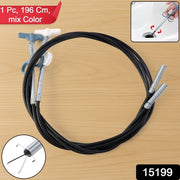 Flexible Spring Drain Cleaning Tool With Hand Grip (1 Pc  157 Cm) thumbnail 5
