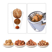 1782 Walnut Cracker Luxury Die Cast Stainless Alloy Nut Cutter Walnut Clamp Plier Portable Smart Walnut Akhrot Pincers Bottle Opener For Pecans Almonds Brazil Nuts thumbnail 5