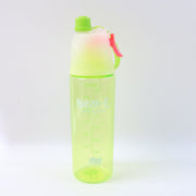 Plastic Dual Function Sports Water Bottle With Built-in Mist Spray And Leakproof Cap (600ml  1 Pc) thumbnail 5