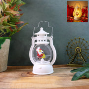 Mini Led Decorative Lantern With Santa Figurine  Handle (1 Pc) thumbnail 1