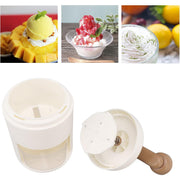 5771 Portable Gola Maker Ice Crusher And Shaved Ice Machine Hand Shaved Ice Machine Manual Fruit Smoothie Machine Mini Household Ice Shaver Small Ice Crusher thumbnail 1