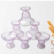8216 Crystal Plastic Ice-cream Bowl Home  Kitchen Serving Platter Or Dessert Cup For Sundae Sweets Snacks Fruit Pudding Nuts Or Dip Serving Bowls (Crystal Cups Set Of 6) thumbnail 4