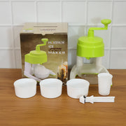 Manual Hand Crank Ice Crusher Snow Maker Machine (1 Set Mix Color) thumbnail 6